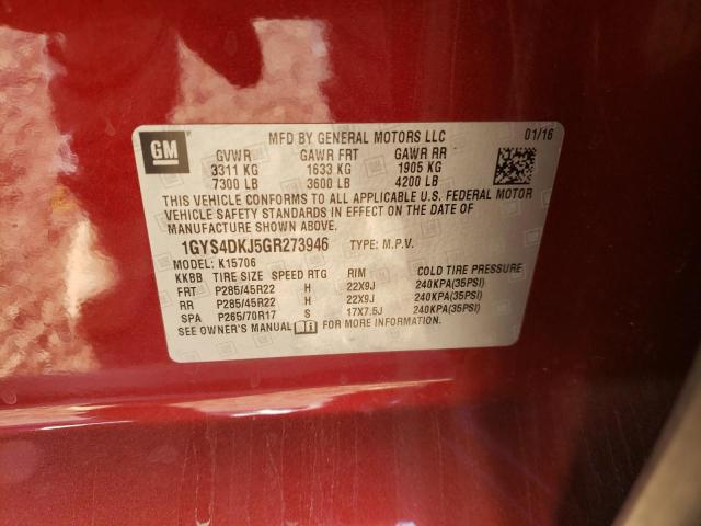 Photo 13 VIN: 1GYS4DKJ5GR273946 - CADILLAC ESCALADE P 