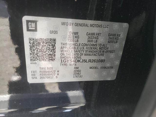 Photo 12 VIN: 1GYS4DKJ5LR261080 - CADILLAC ESCALADE P 