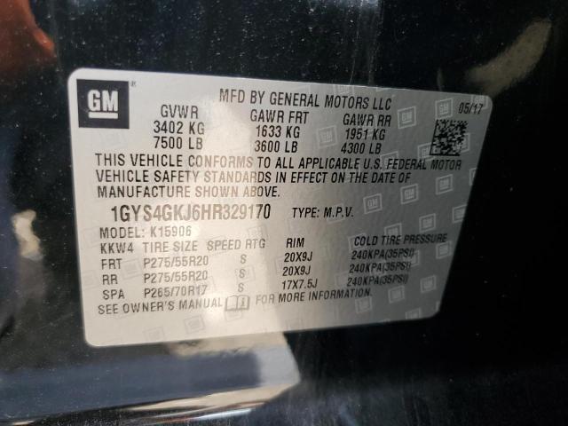 Photo 11 VIN: 1GYS4GKJ6HR329170 - CADILLAC ESCALADE 