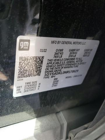 Photo 12 VIN: 1GYS4GKL0NR178629 - CADILLAC ESCALADE S 