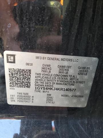 Photo 12 VIN: 1GYS4HKJ4KR140577 - CADILLAC ESCALADE E 