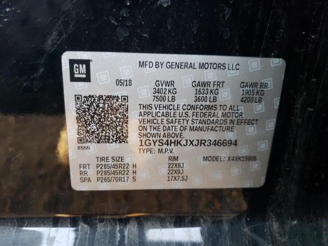 Photo 13 VIN: 1GYS4HKJXJR346694 - CADILLAC ESCALADE E 