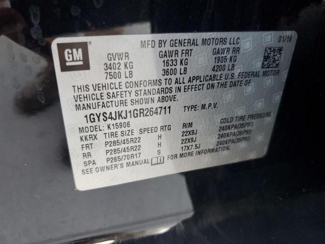 Photo 11 VIN: 1GYS4JKJ1GR264711 - CADILLAC ESCALADE 