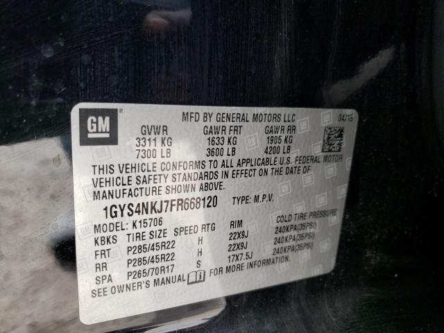 Photo 9 VIN: 1GYS4NKJ7FR668120 - CADILLAC ESCALADE P 