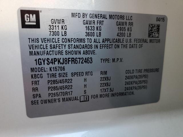 Photo 13 VIN: 1GYS4PKJ8FR672463 - CADILLAC ESCALADE P 