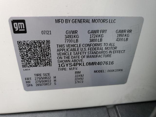 Photo 13 VIN: 1GYS4PKL0MR407616 - CADILLAC ESCALADE E 