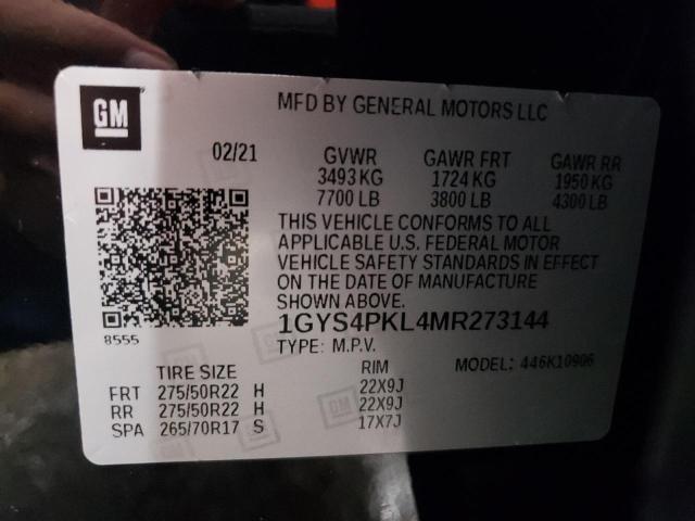 Photo 12 VIN: 1GYS4PKL4MR273144 - CADILLAC ESCALADE E 