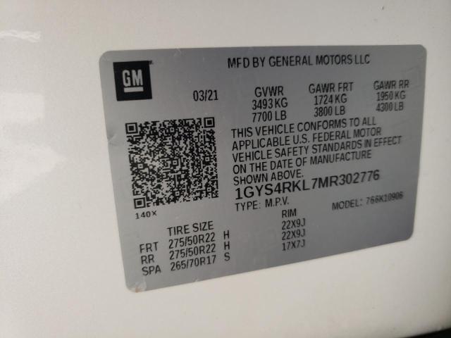 Photo 13 VIN: 1GYS4RKL7MR302776 - CADILLAC ESCALADE E 