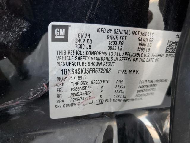 Photo 12 VIN: 1GYS4SKJ5FR672908 - CADILLAC ESCALADE E 