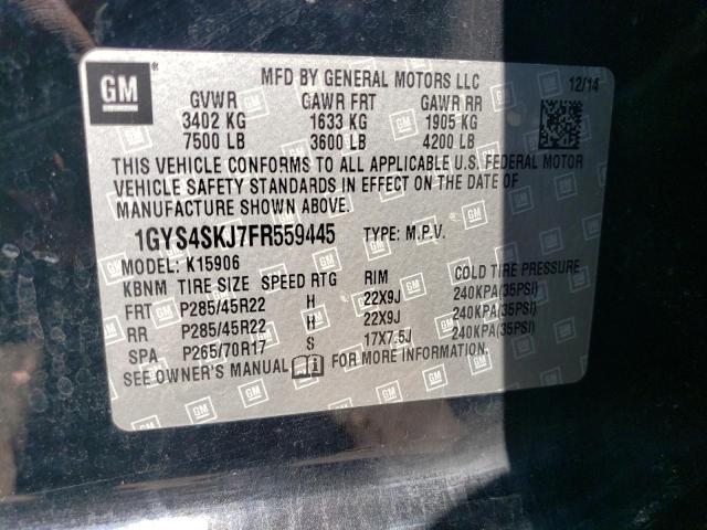 Photo 12 VIN: 1GYS4SKJ7FR559445 - CADILLAC ESCALADE E 