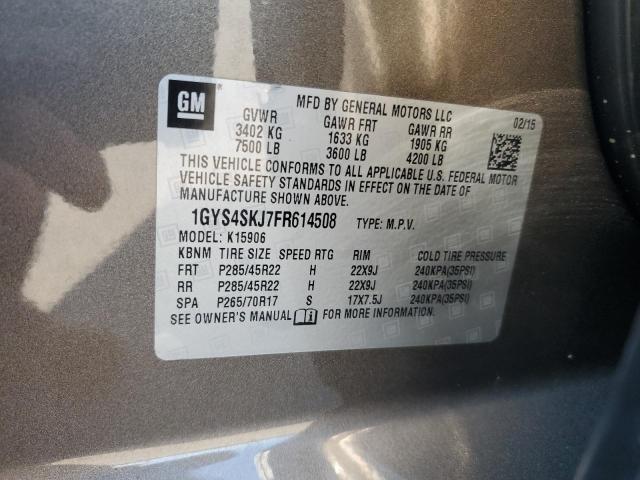 Photo 11 VIN: 1GYS4SKJ7FR614508 - CADILLAC ESCALADE E 