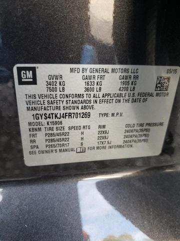 Photo 9 VIN: 1GYS4TKJ4FR701269 - CADILLAC ESCALADE E 