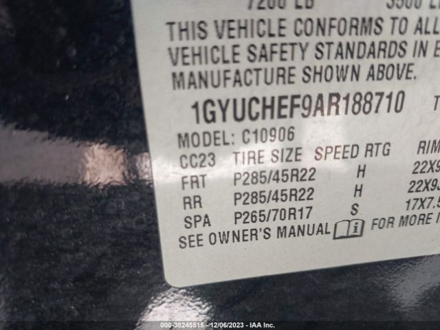 Photo 8 VIN: 1GYUCHEF9AR188710 - CADILLAC ESCALADE ESV 