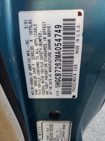 Photo 11 VIN: 1HGCB7263MA054749 - HONDA ACCORD 