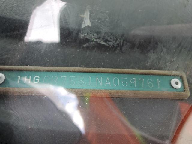 Photo 11 VIN: 1HGCB7551NA059761 - HONDA ACCORD 