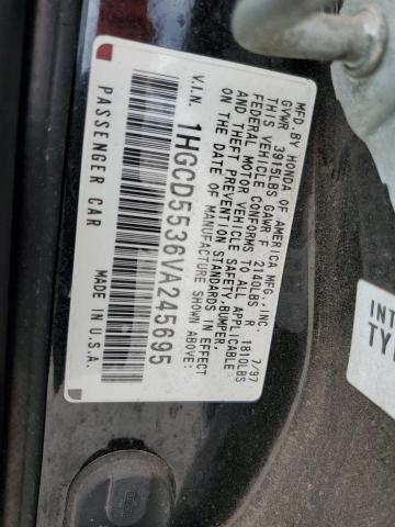 Photo 11 VIN: 1HGCD5536VA245695 - HONDA ACCORD LX 