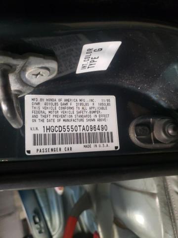 Photo 9 VIN: 1HGCD5550TA096490 - HONDA ACCORD EX 