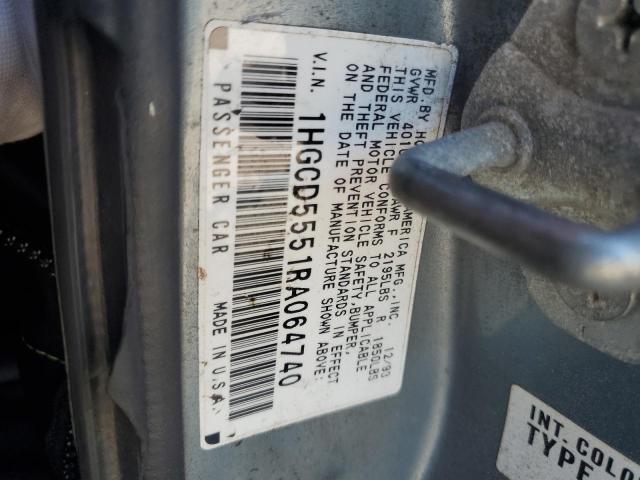 Photo 11 VIN: 1HGCD5551RA064740 - HONDA ACCORD 