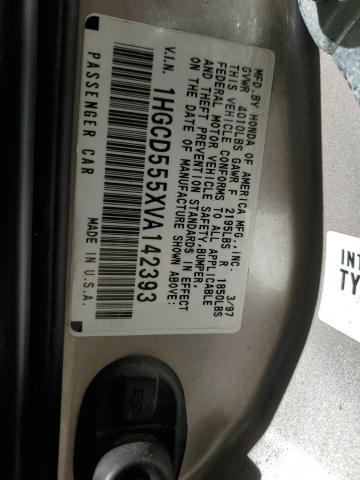 Photo 11 VIN: 1HGCD555XVA142393 - HONDA ACCORD 