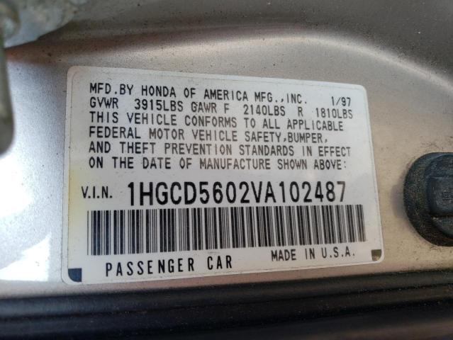 Photo 12 VIN: 1HGCD5602VA102487 - HONDA ACCORD 