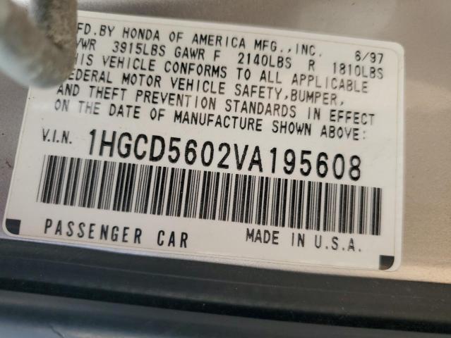 Photo 11 VIN: 1HGCD5602VA195608 - HONDA ACCORD 