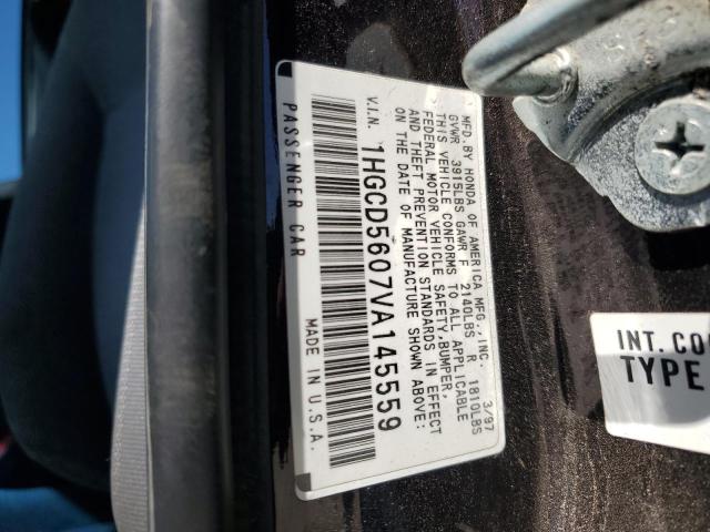 Photo 11 VIN: 1HGCD5607VA145559 - HONDA ACCORD 