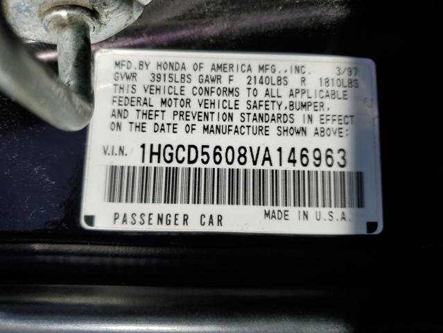 Photo 11 VIN: 1HGCD5608VA146963 - HONDA ACCORD 