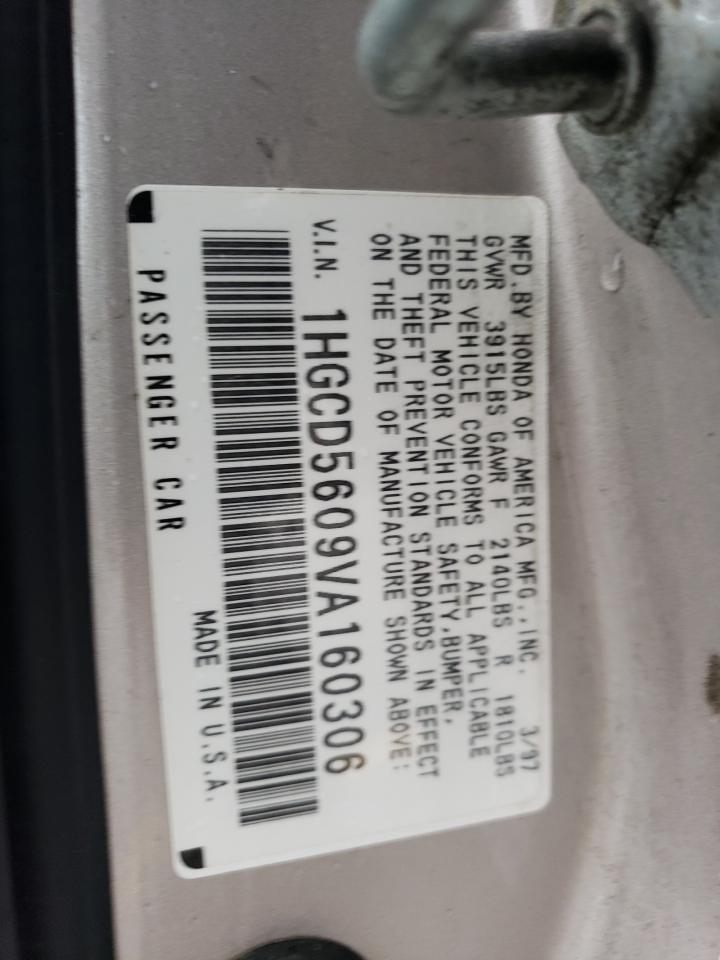 Photo 12 VIN: 1HGCD5609VA160306 - HONDA ACCORD 