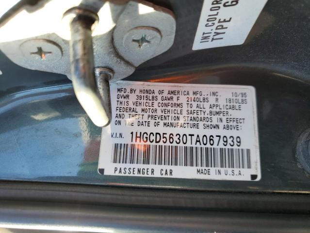 Photo 11 VIN: 1HGCD5630TA067939 - HONDA ACCORD LX 