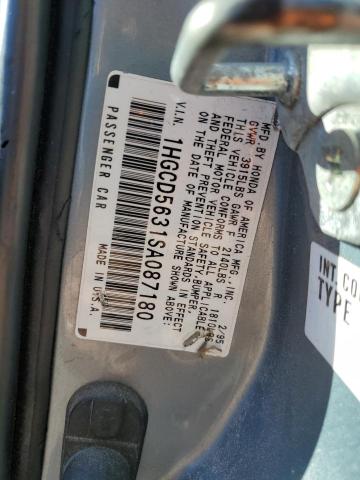 Photo 11 VIN: 1HGCD5631SA087180 - HONDA ACCORD 