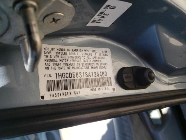 Photo 11 VIN: 1HGCD5631SA125460 - HONDA ACCORD 