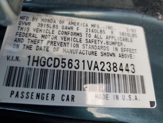 Photo 11 VIN: 1HGCD5631VA238443 - HONDA ACCORD 