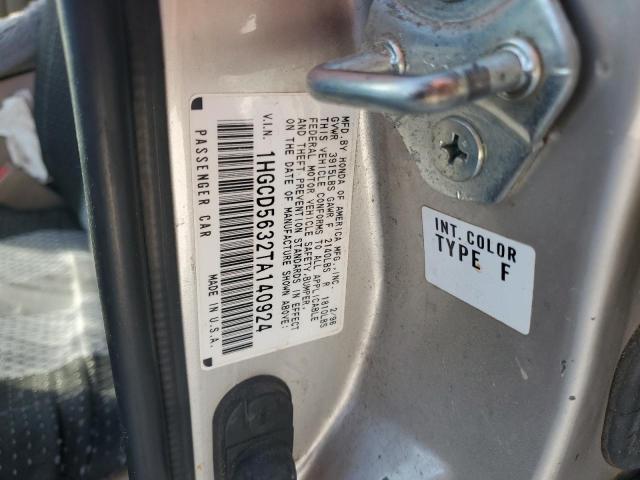 Photo 11 VIN: 1HGCD5632TA140924 - HONDA ACCORD LX 