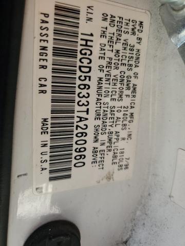 Photo 13 VIN: 1HGCD5633TA260960 - HONDA ACCORD 