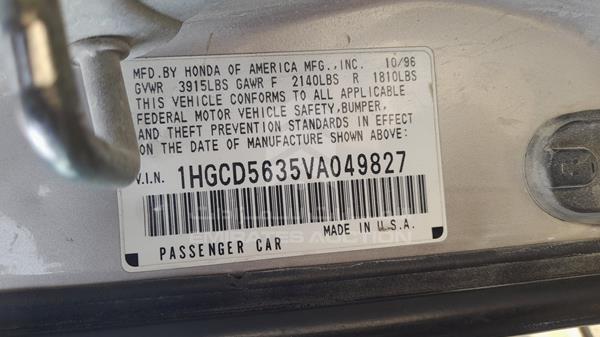 Photo 2 VIN: 1HGCD5635VA049827 - HONDA ACCORD 