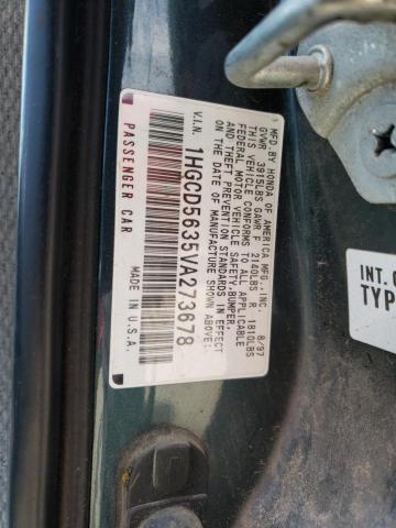 Photo 11 VIN: 1HGCD5635VA273678 - HONDA ACCORD 