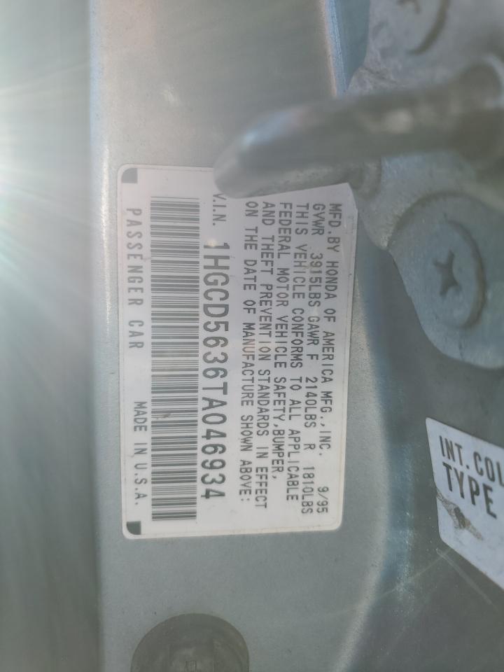 Photo 11 VIN: 1HGCD5636TA046934 - HONDA ACCORD 