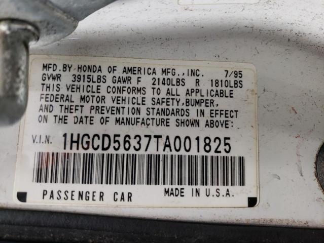 Photo 11 VIN: 1HGCD5637TA001825 - HONDA ACCORD 