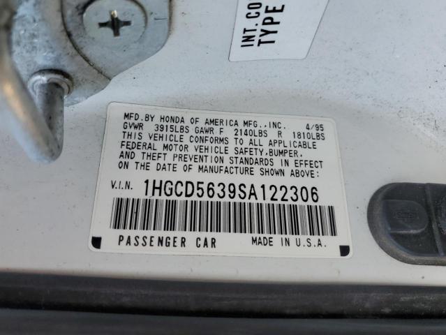 Photo 11 VIN: 1HGCD5639SA122306 - HONDA ACCORD 