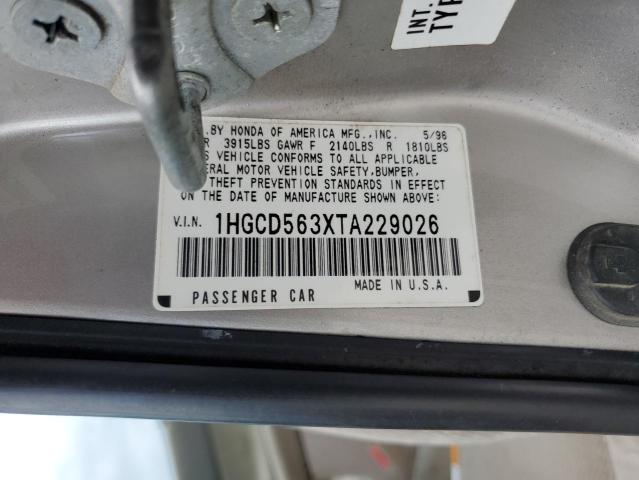 Photo 11 VIN: 1HGCD563XTA229026 - HONDA ACCORD 