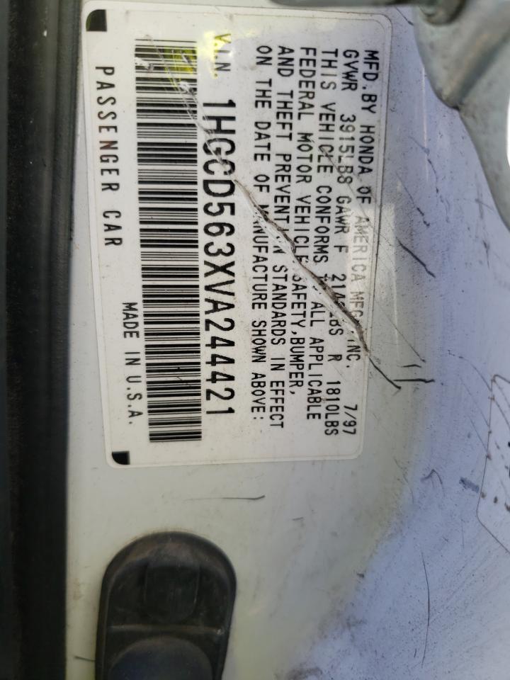 Photo 12 VIN: 1HGCD563XVA244421 - HONDA ACCORD 