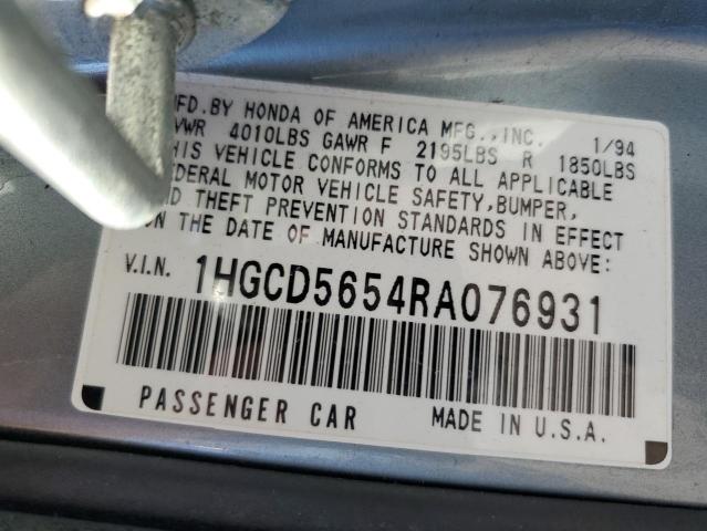 Photo 12 VIN: 1HGCD5654RA076931 - HONDA ACCORD 