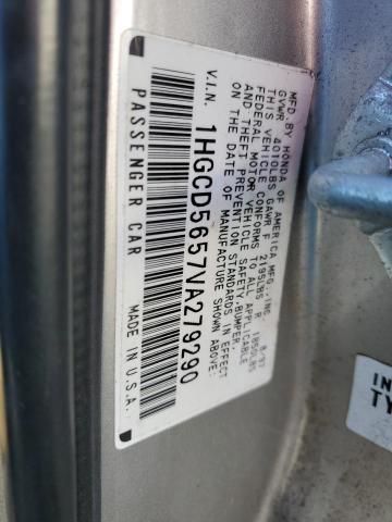 Photo 11 VIN: 1HGCD5657VA279290 - HONDA ACCORD 