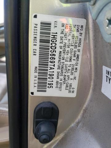 Photo 11 VIN: 1HGCD5669TA190195 - HONDA ACCORD 