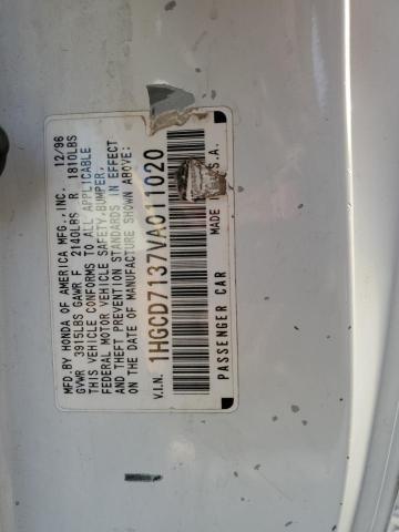 Photo 11 VIN: 1HGCD7137VA011020 - HONDA ACCORD 