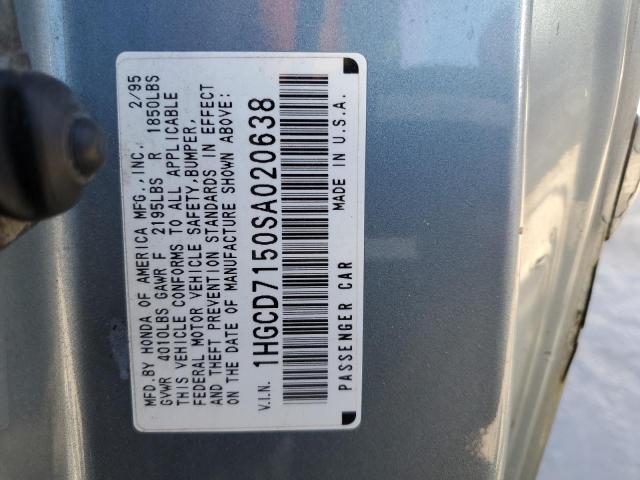 Photo 11 VIN: 1HGCD7150SA020638 - HONDA ACCORD 