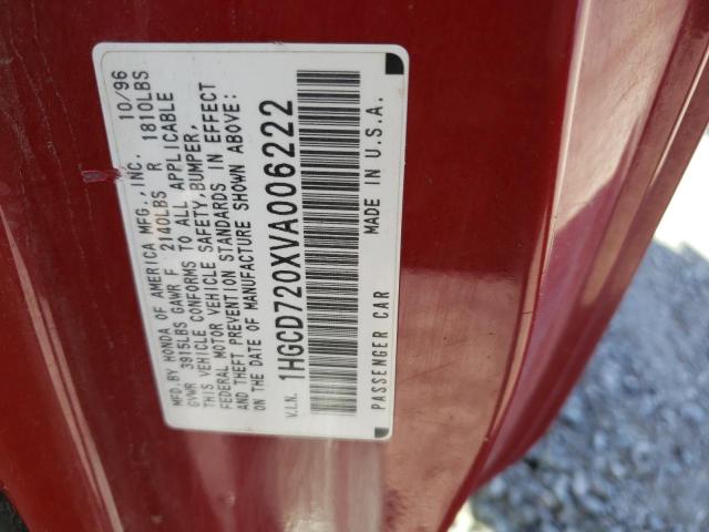 Photo 12 VIN: 1HGCD720XVA006222 - HONDA ACCORD 