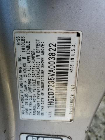 Photo 11 VIN: 1HGCD7235VA003822 - HONDA ACCORD 