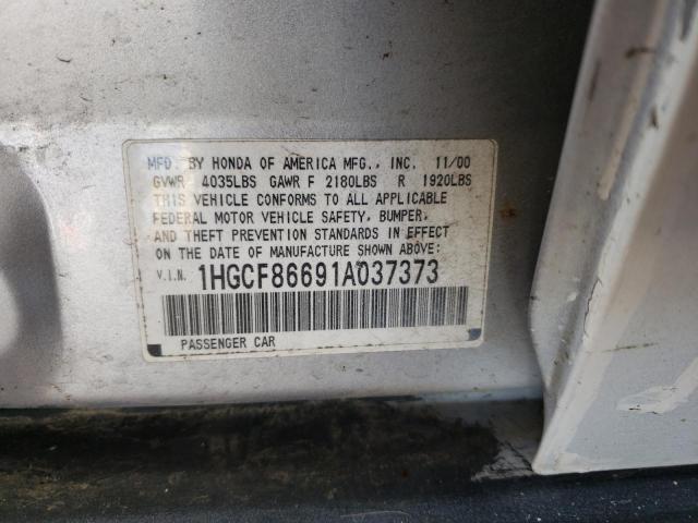 Photo 12 VIN: 1HGCF86691A037373 - HONDA ACCORD VAL 