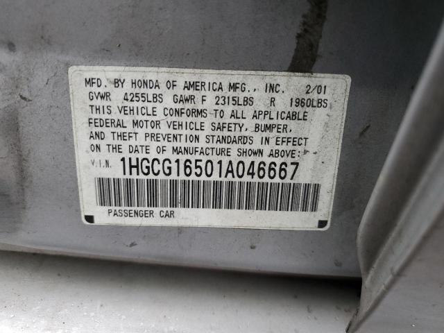 Photo 11 VIN: 1HGCG16501A046667 - HONDA ACCORD 